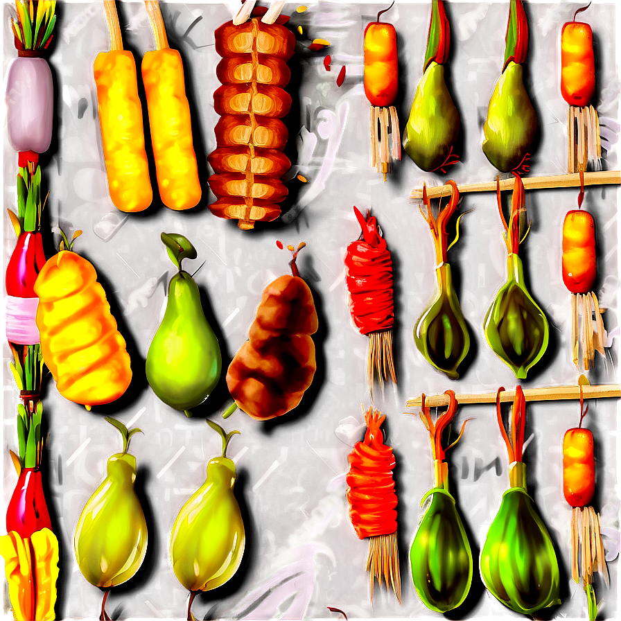 Asian Street Food Cooking Png 05212024 PNG image