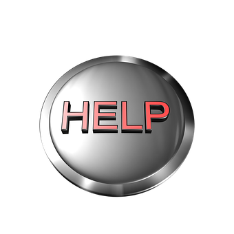 Assistance Button Graphic PNG image