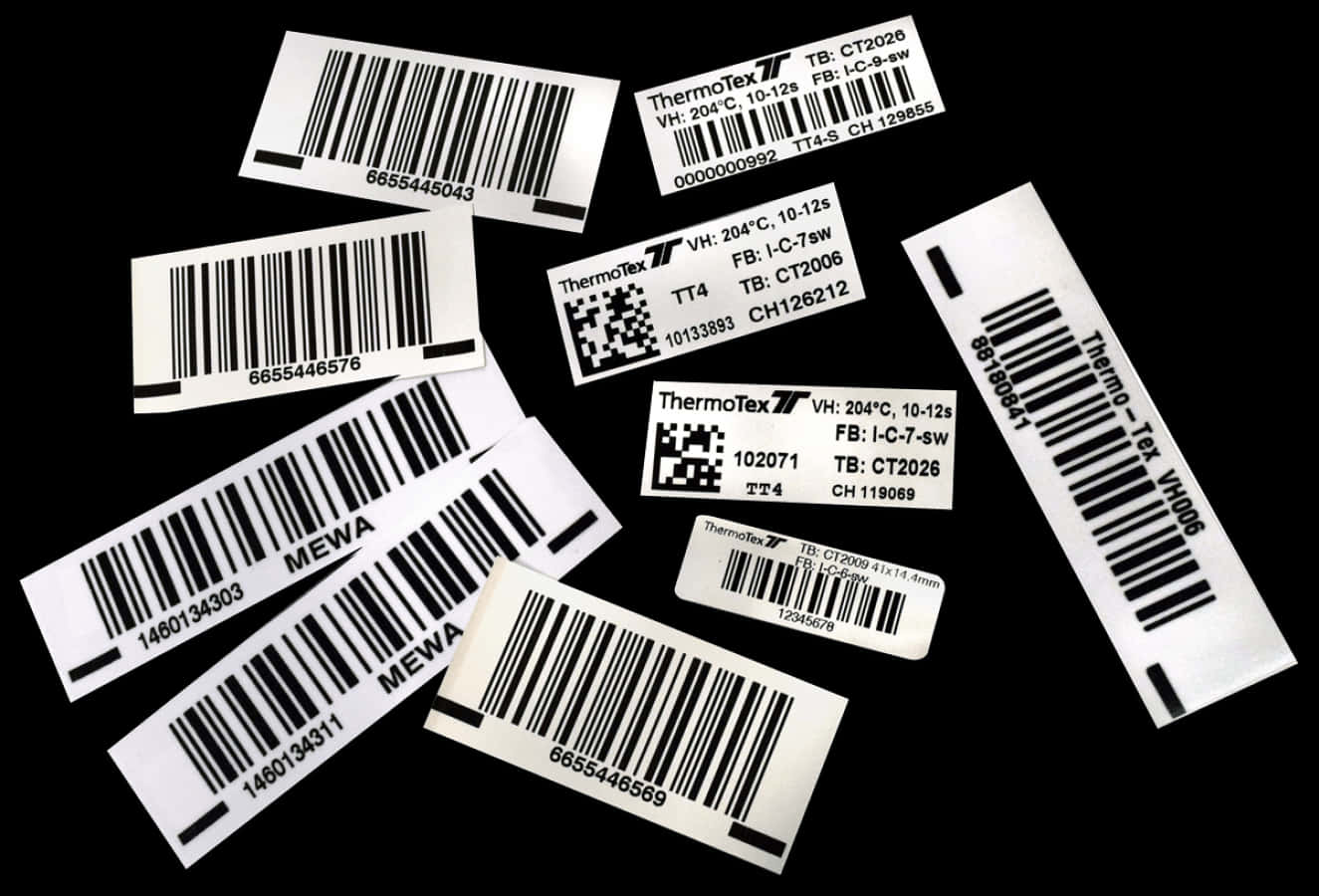 Assorted Barcodes Blackand White PNG image
