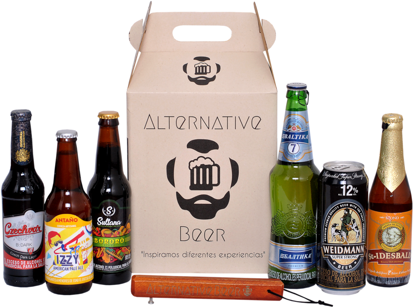 Assorted Beer Collectionwith Packaging PNG image