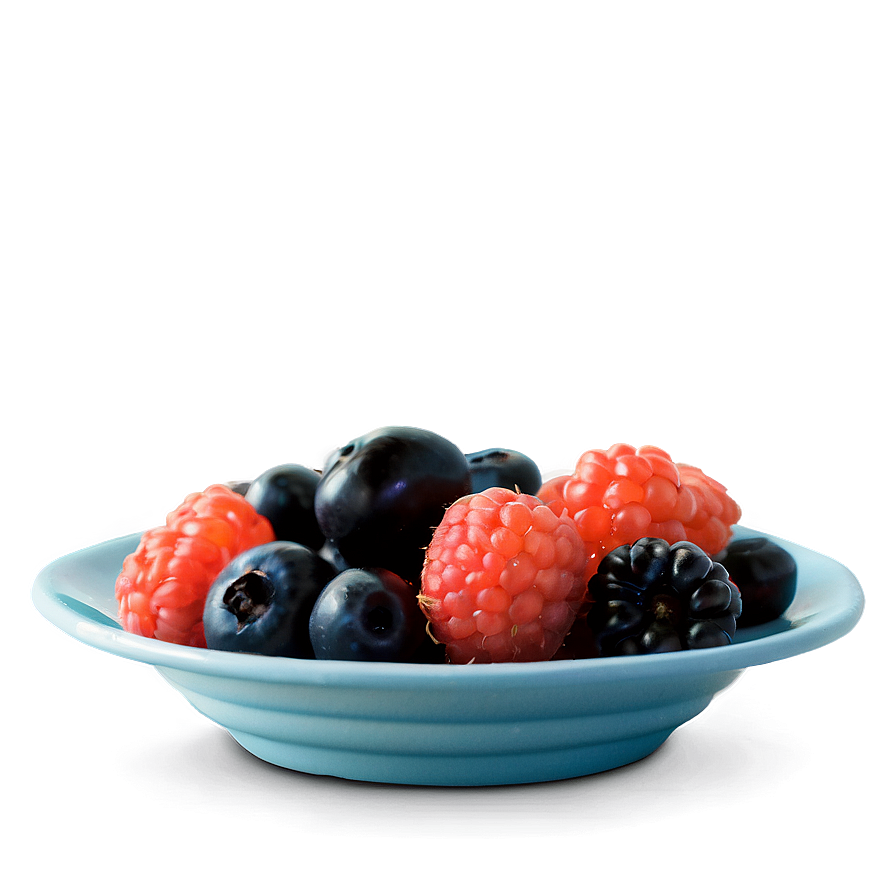 Assorted Berries Plate Png Ycm53 PNG image