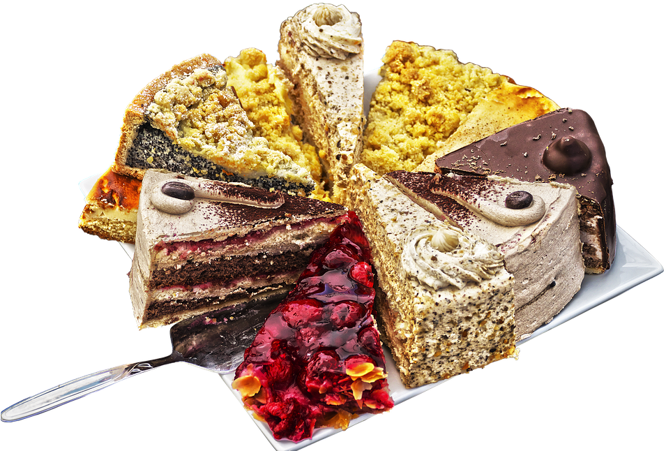 Assorted_ Cake_ Slices_ Plate PNG image