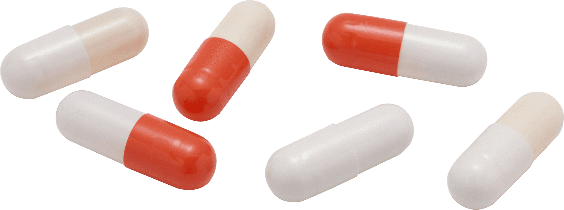 Assorted Capsules Transparent Background PNG image