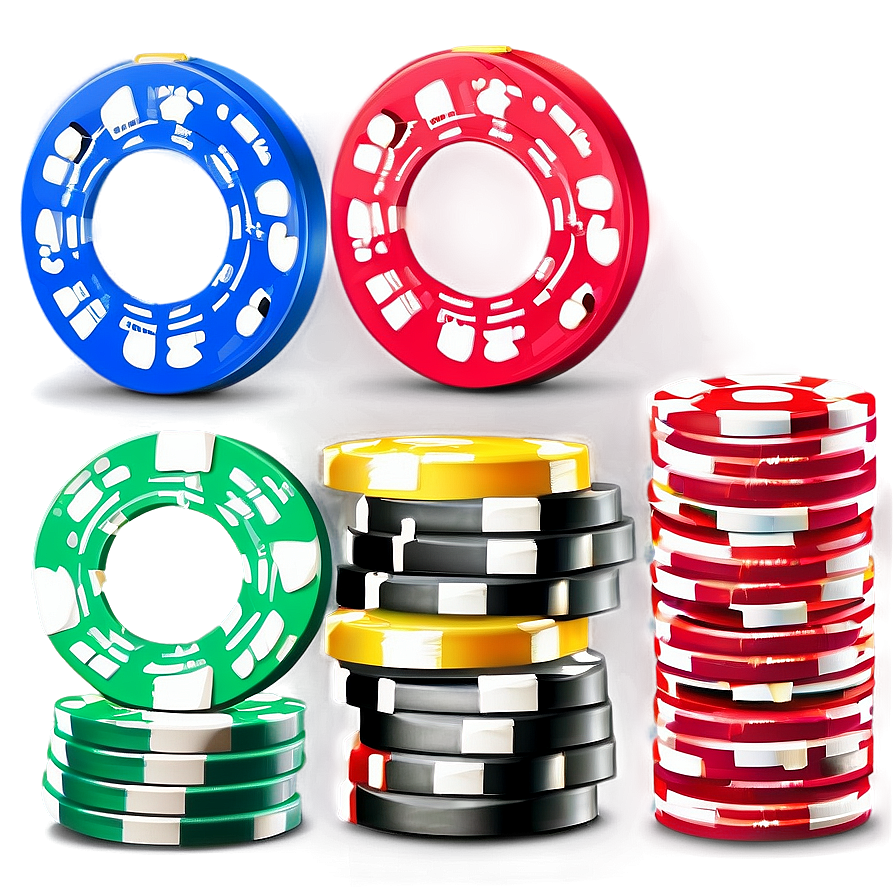 Assorted Casino Chips Png 95 PNG image