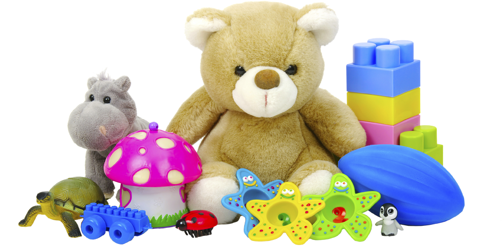 Assorted Childrens Toys Collection PNG image