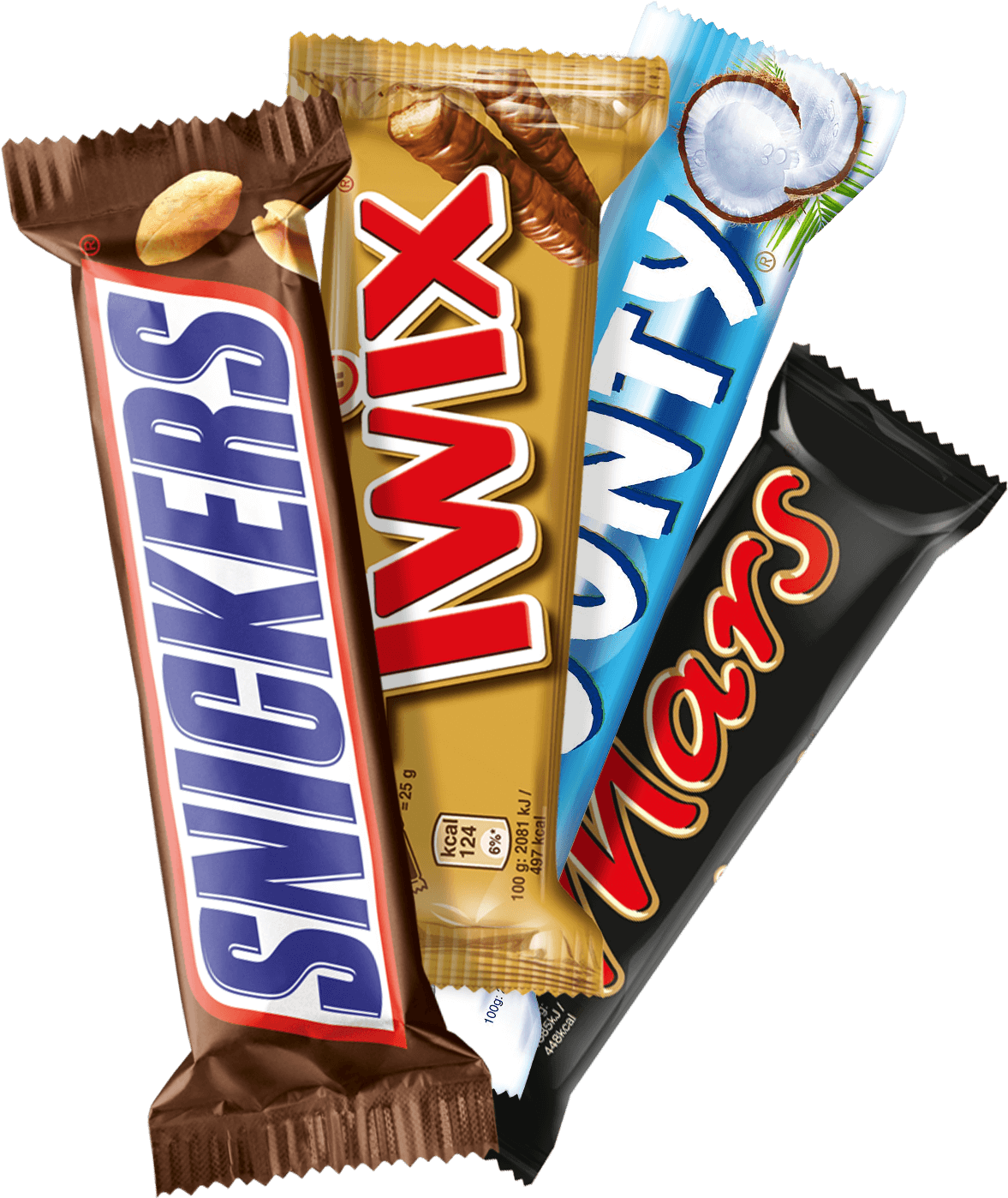 Assorted Chocolate Bars Collection PNG image
