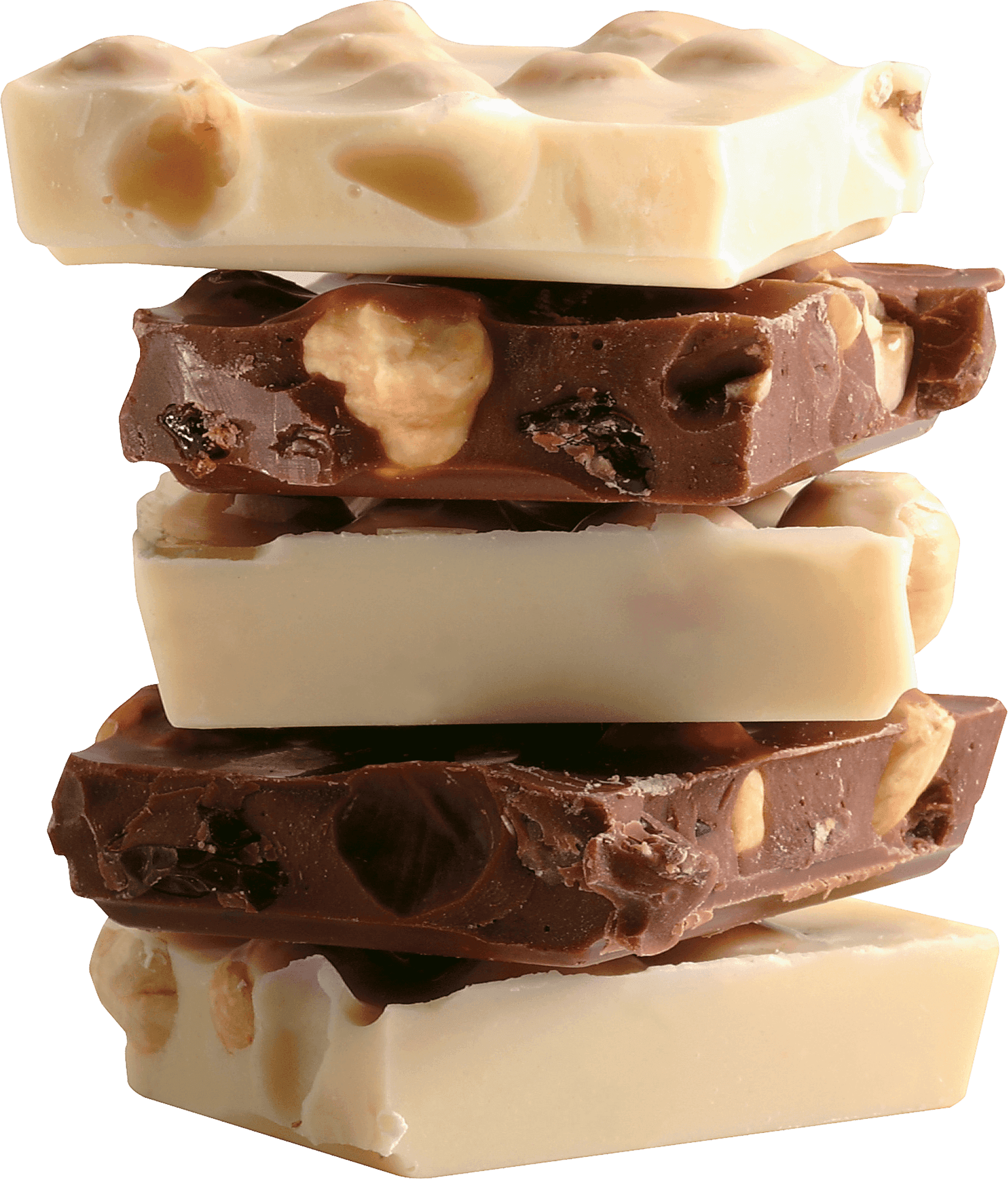 Assorted_ Chocolate_ Bars_ Stacked PNG image