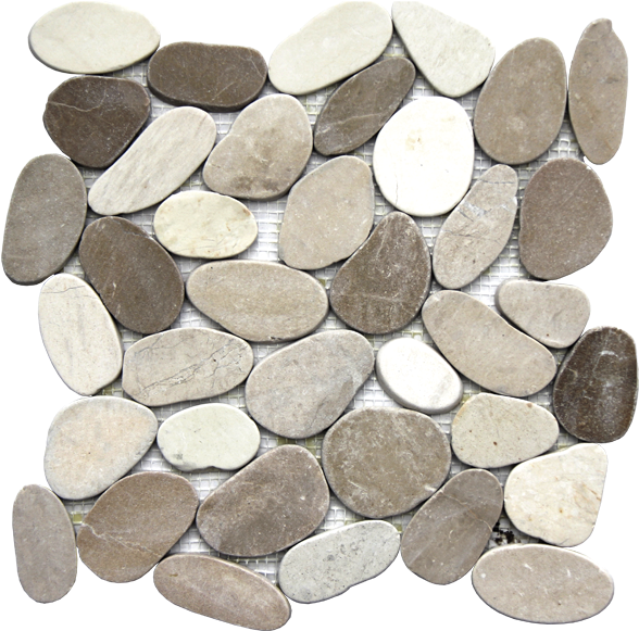 Assorted Cobblestone Pebbles Texture PNG image