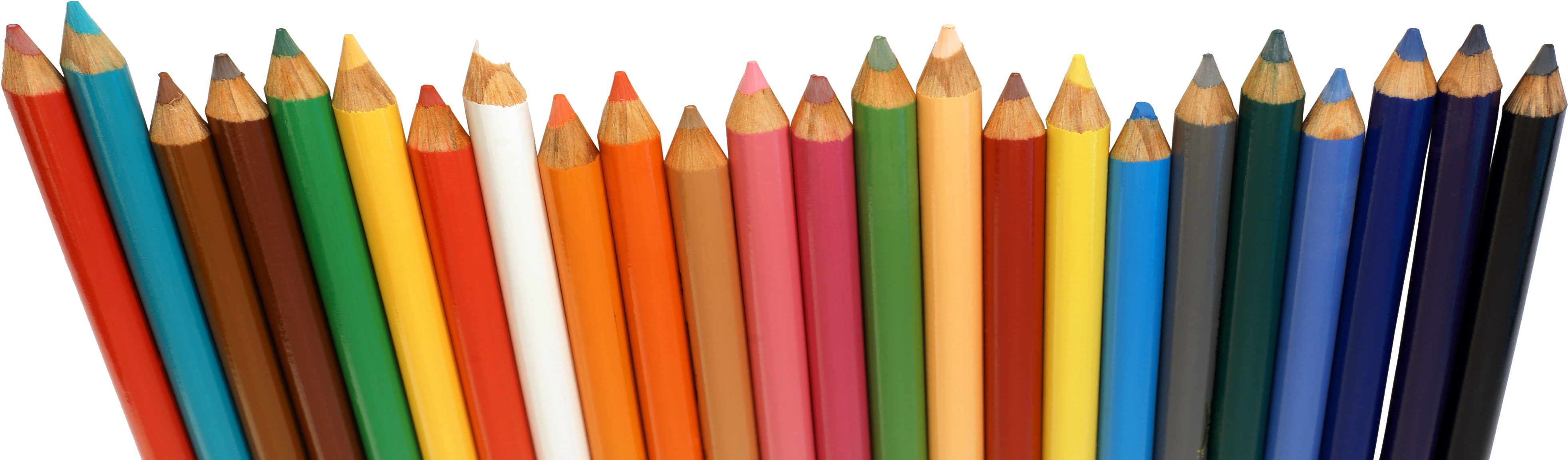 Assorted Colored Pencils PNG image