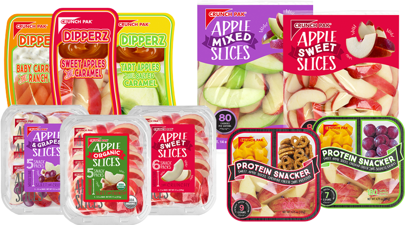 Assorted Crunch Pak Apple Snacks PNG image