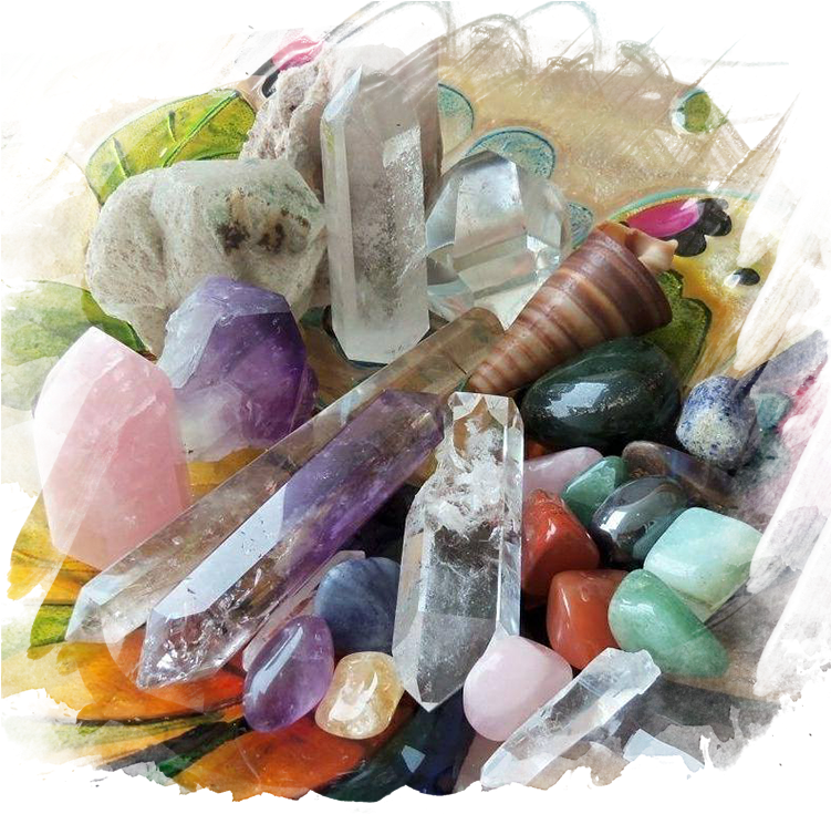 Assorted Crystal Collection PNG image