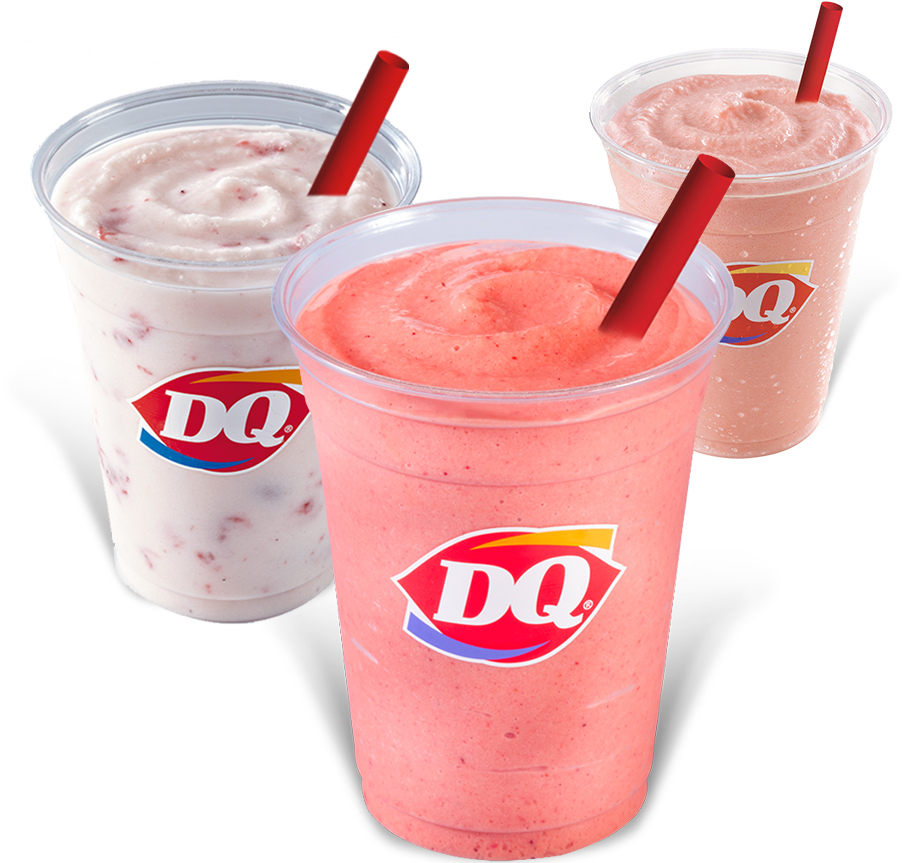 Assorted D Q Smoothies PNG image