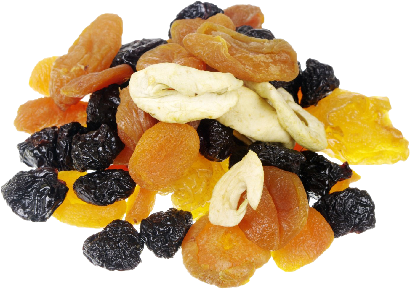 Assorted Dried Fruits Transparent Background PNG image