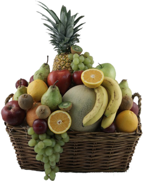 Assorted Fruit Basket Display.png PNG image