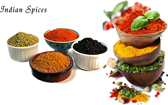 Assorted Indian Spices PNG image