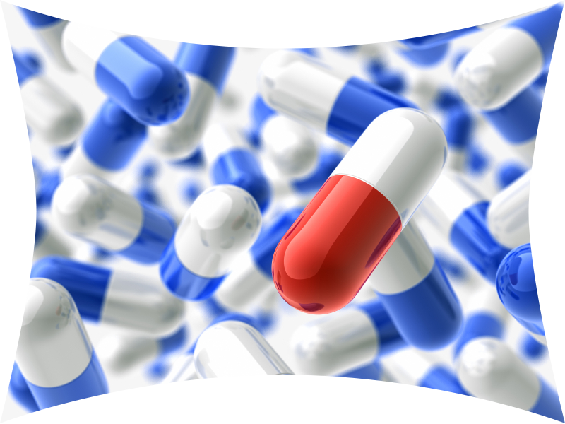 Assorted Medication Capsules PNG image