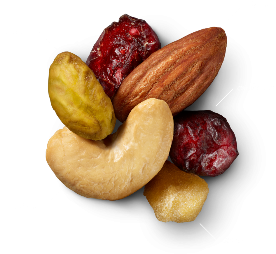 Assorted Nutsand Dried Fruits PNG image