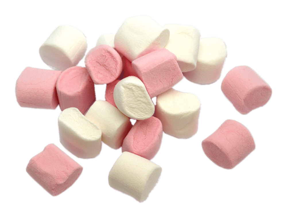 Assorted Pinkand White Marshmallows PNG image