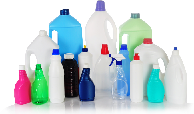 Assorted Plastic Bottles Collection PNG image