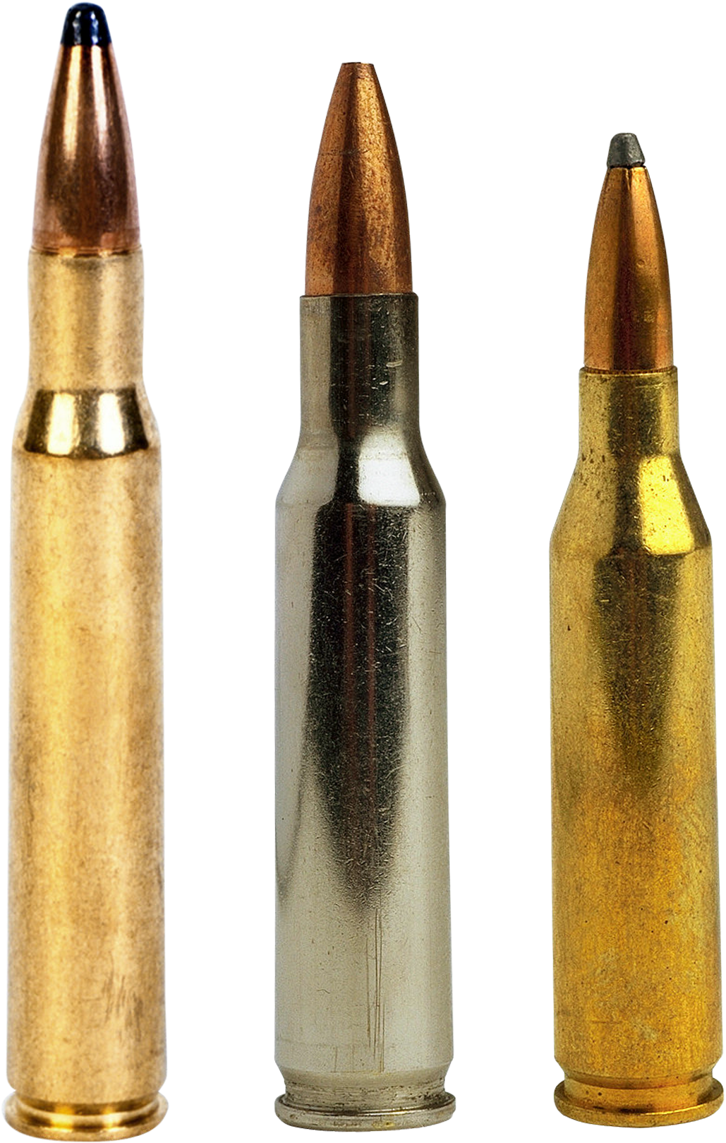 Assorted Rifle Cartridges PNG image