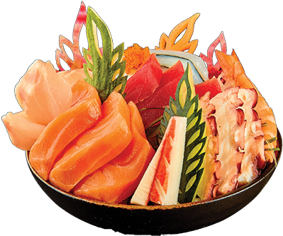 Assorted Sashimi Platter PNG image