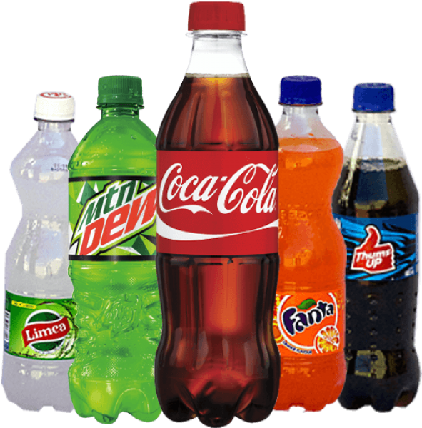 Assorted_ Soft_ Drink_ Bottles_ Collection PNG image