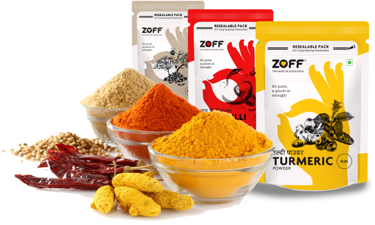 Assorted Spicesand Packaging Z O F F PNG image