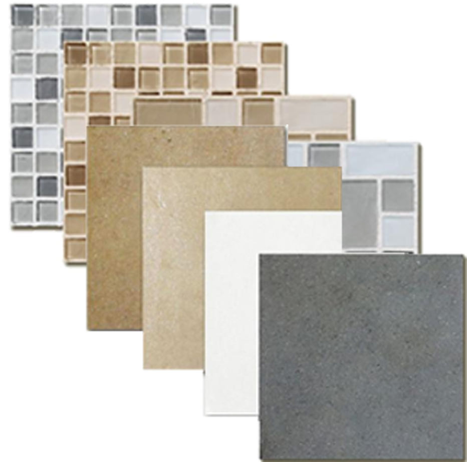 Assorted Tile Samples Collection PNG image