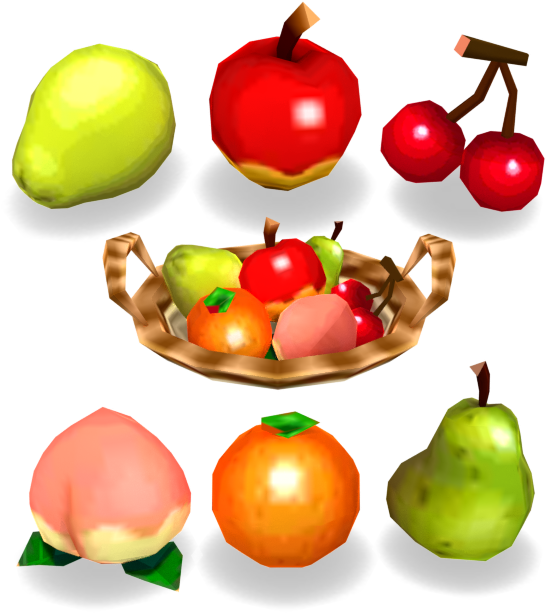 Assorted3 D Fruit Collection PNG image