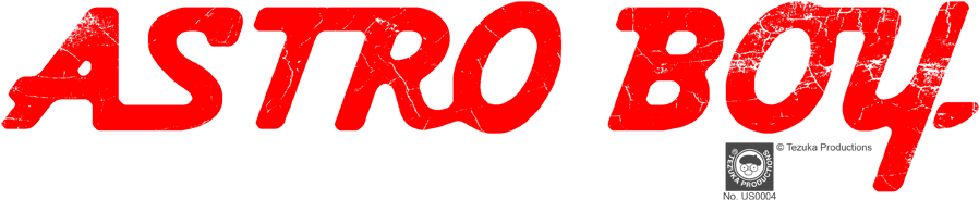 Astro Boy Logo Red Background PNG image