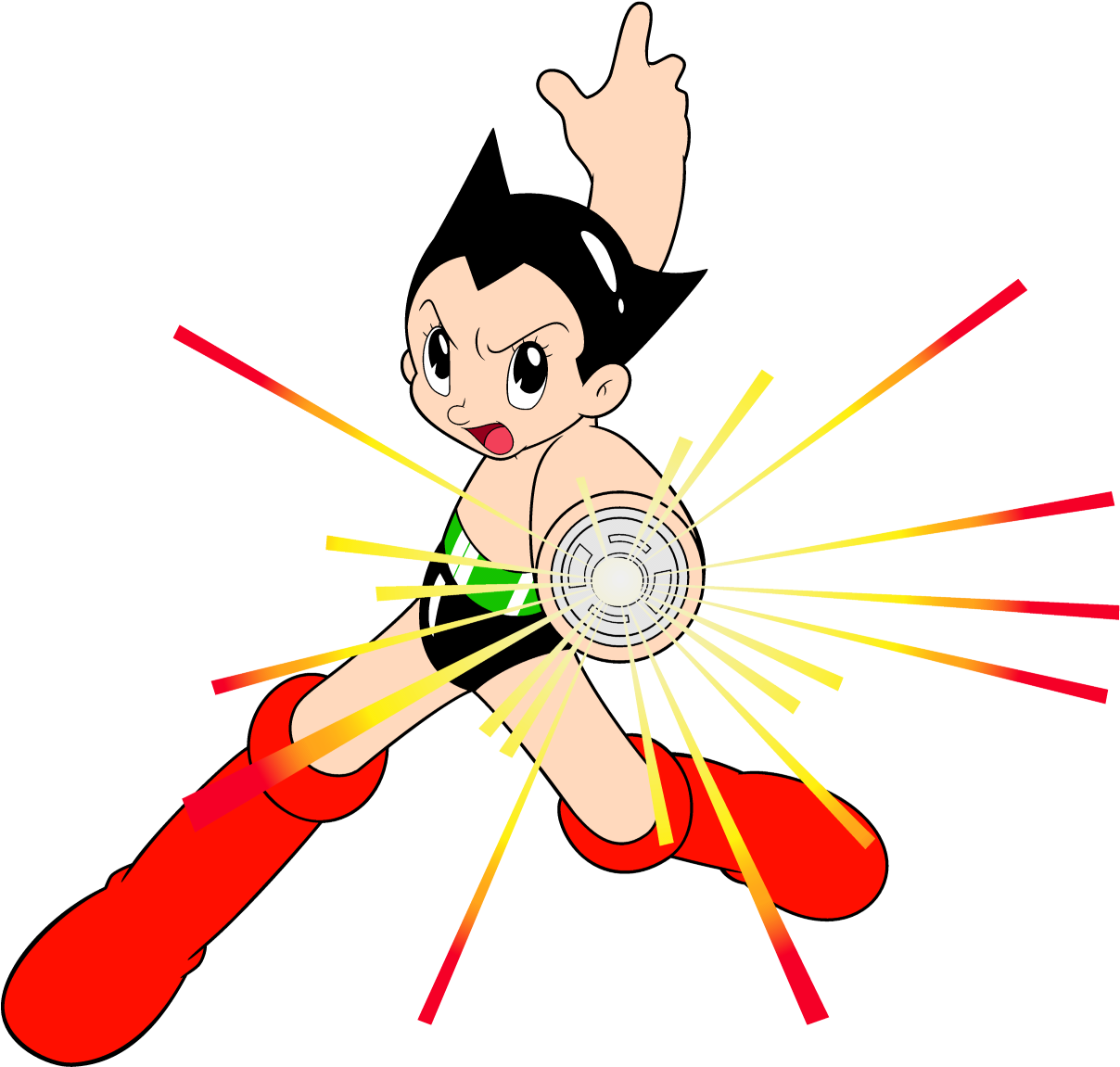 Astro Boy Power Activation PNG image