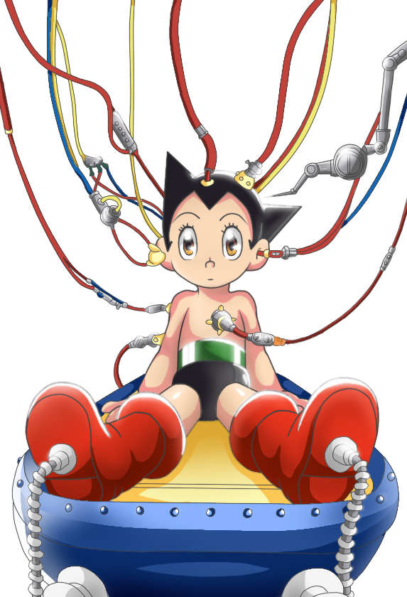 Astro Boy Power Up PNG image