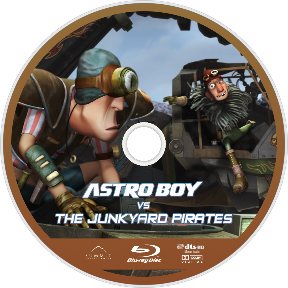 Astro Boy Versus Junkyard Pirates Bluray PNG image