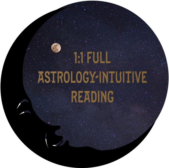 Astrology Intuitive Reading Advertisement PNG image