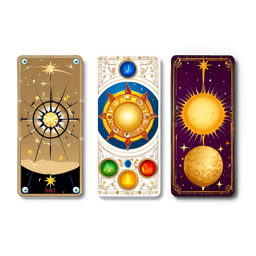 Astrology Tarot Set Png 06202024 PNG image