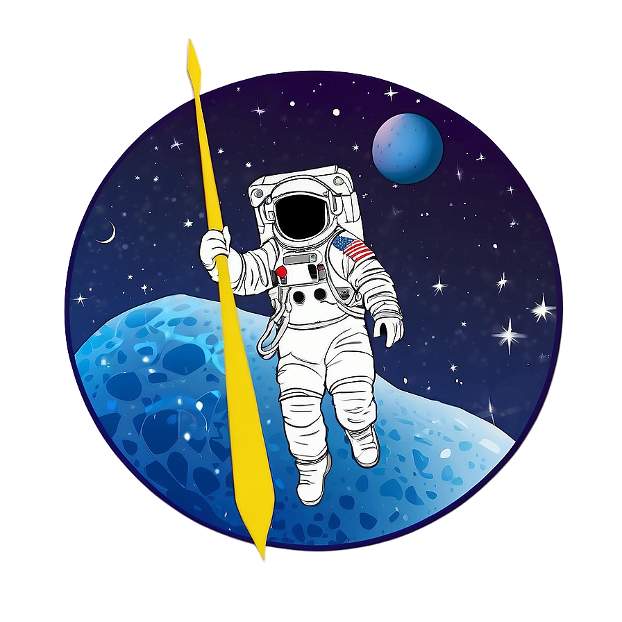 Astronaut And Satellite Png 94 PNG image