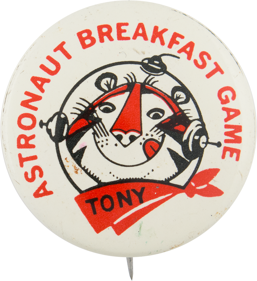 Astronaut Breakfast Game Tony Pin PNG image