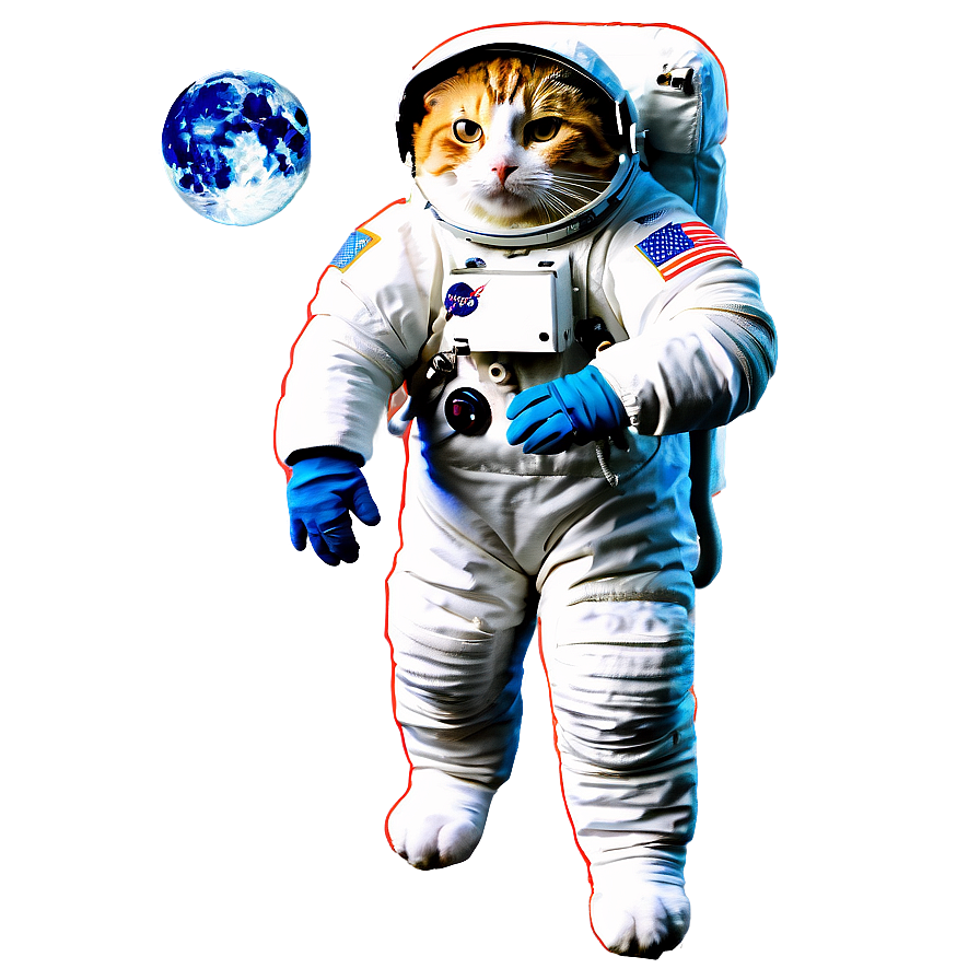 Astronaut Cat Png Fst PNG image