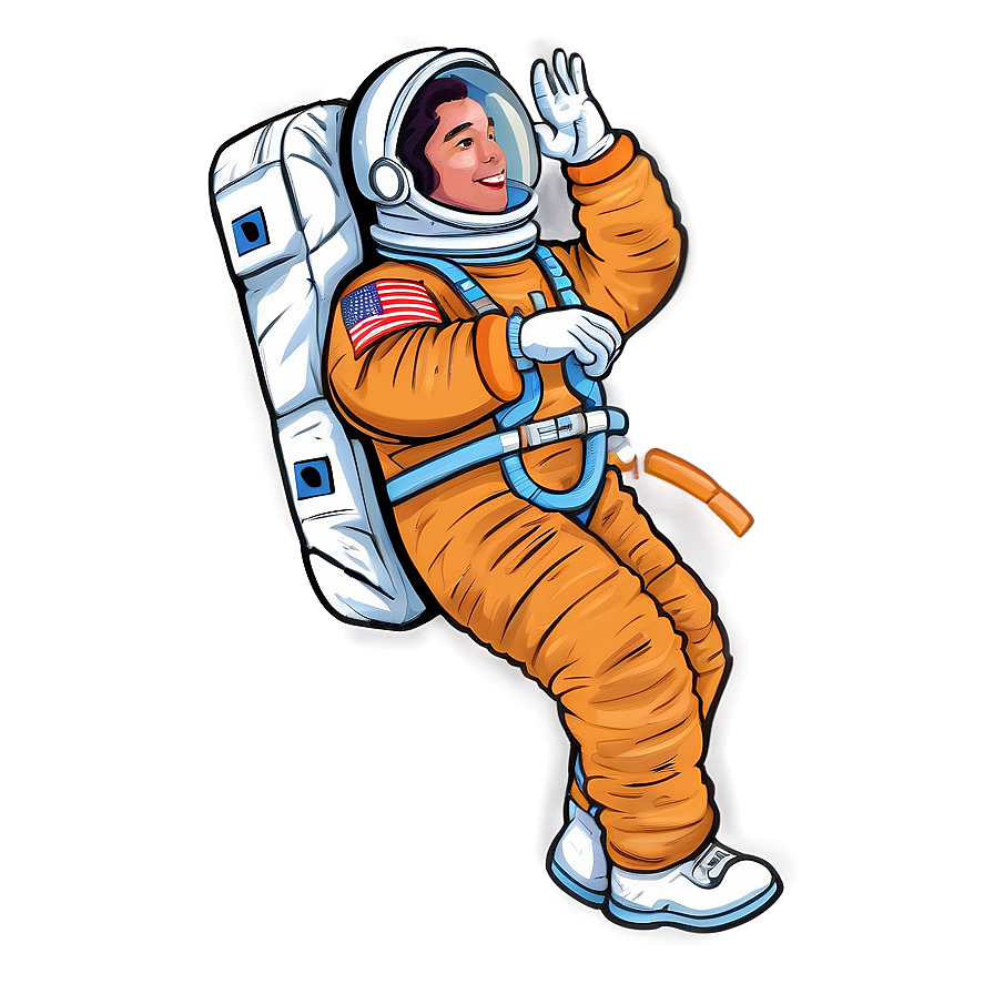 Astronaut Experiencing Gravity Png Cin76 PNG image