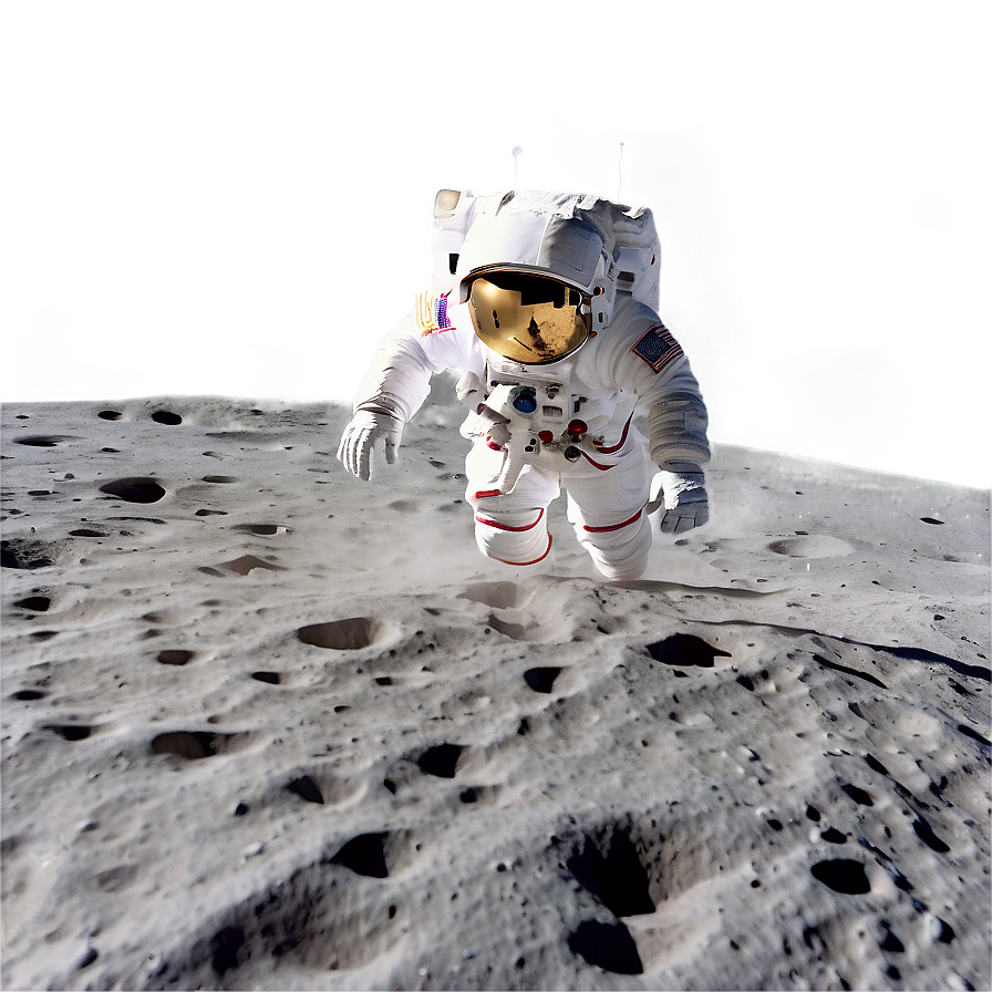 Astronaut Footprints On Moon Surface Png 86 PNG image