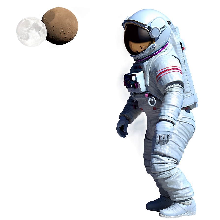 Astronaut On Alien Planet Png Pof78 PNG image