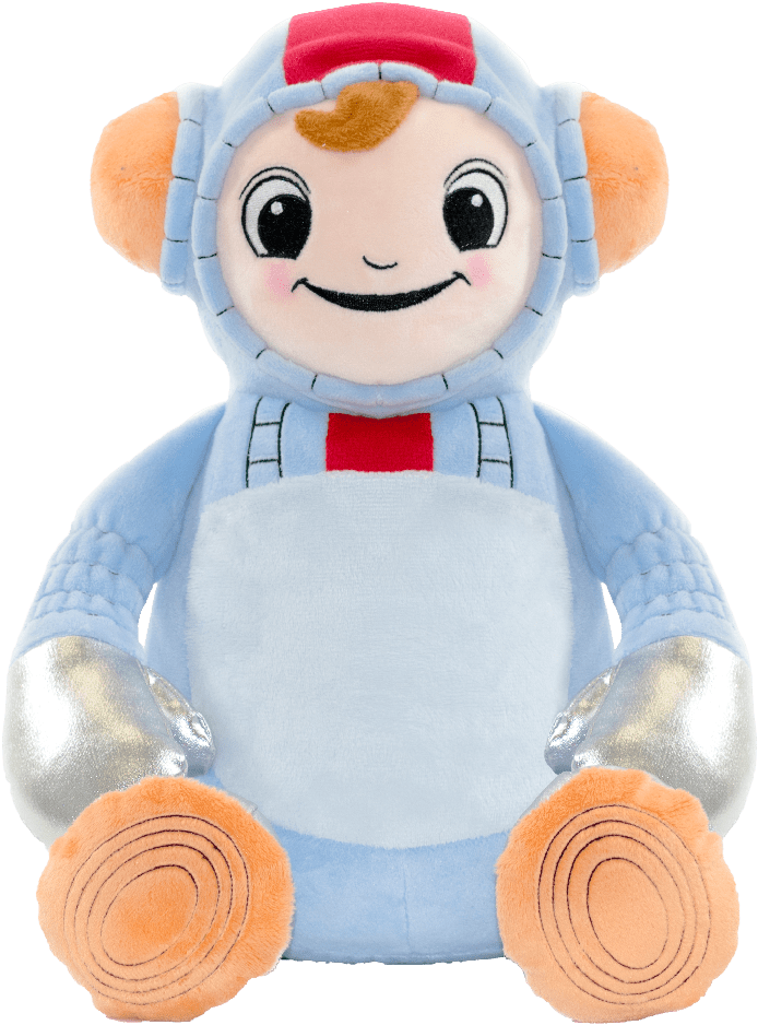 Astronaut Plush Toy Smile PNG image
