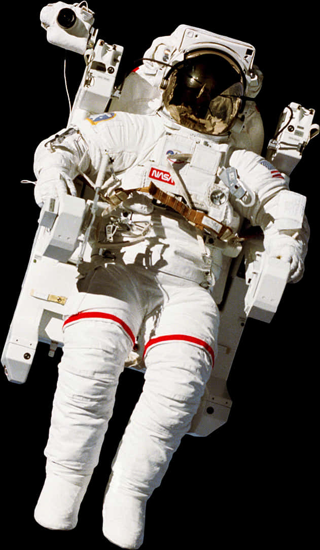 Astronautin Spacewalk PNG image