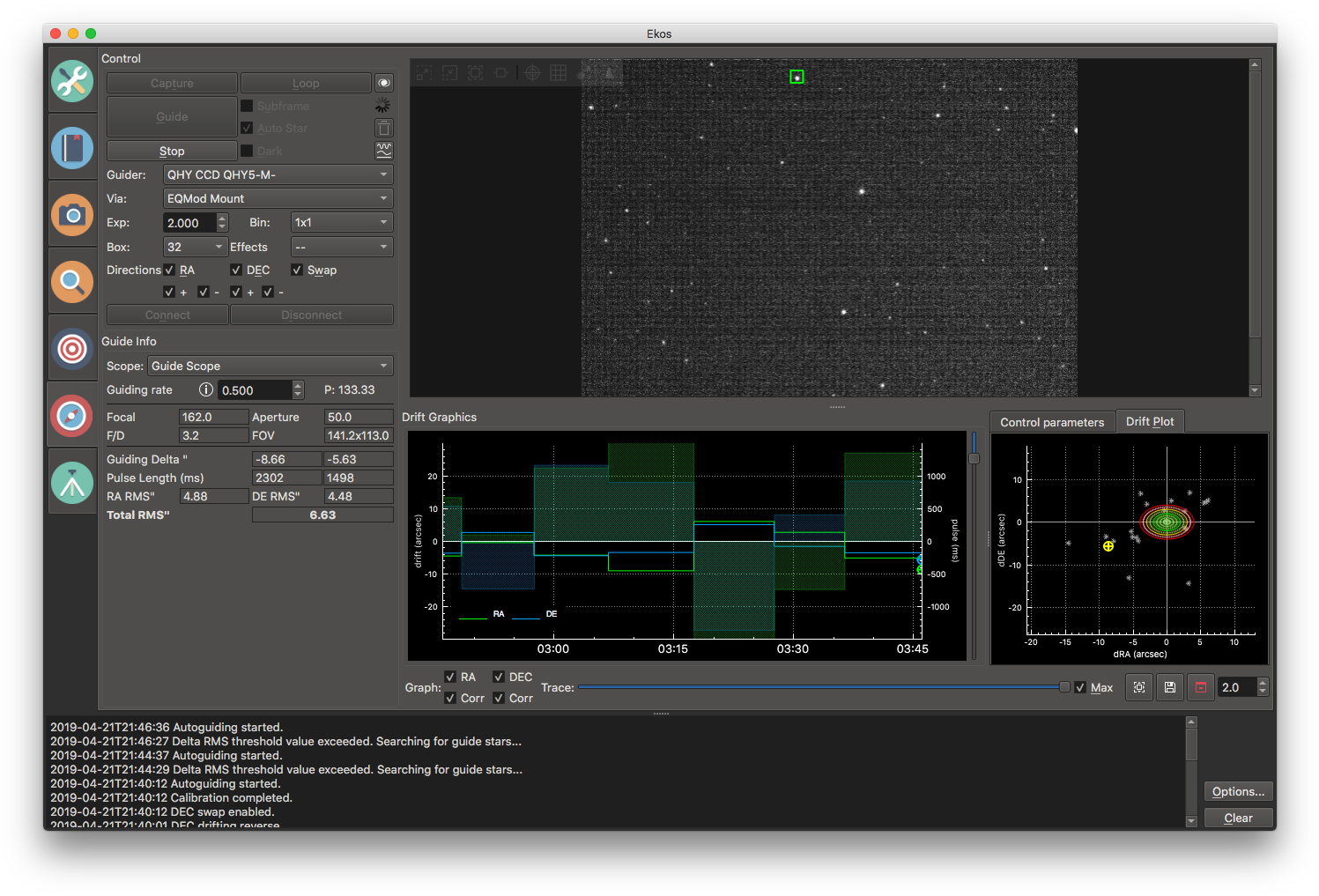 Astronomy Software Interface Screenshot PNG image