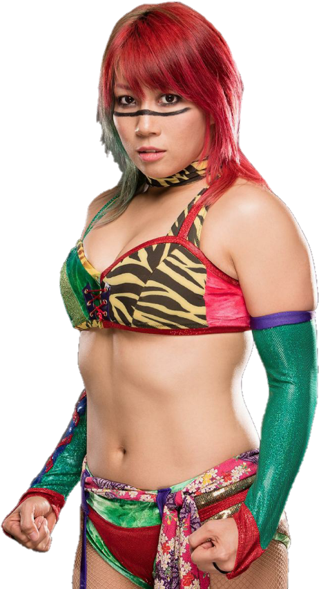 Asuka W W E Superstar Portrait PNG image