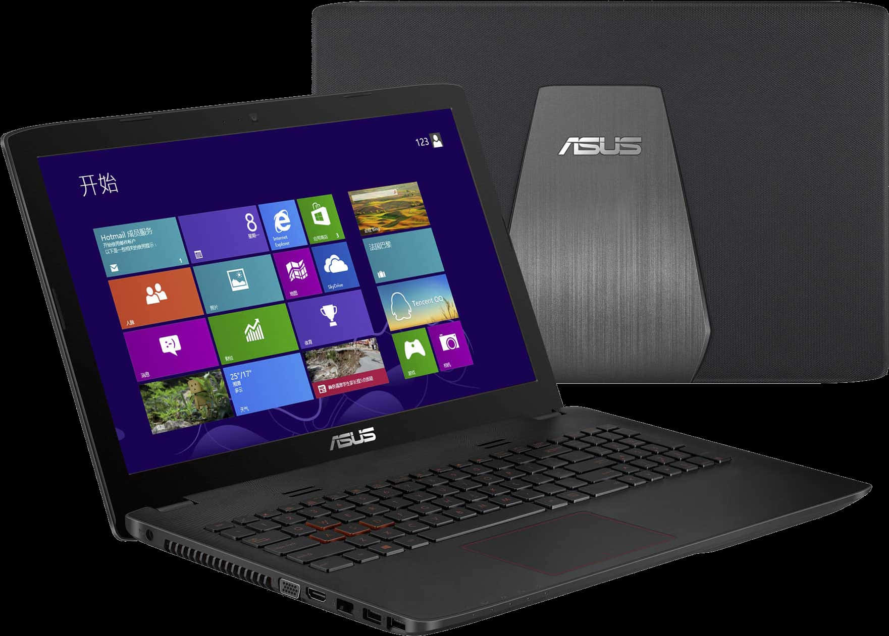 Asus Laptop Displayand Design PNG image