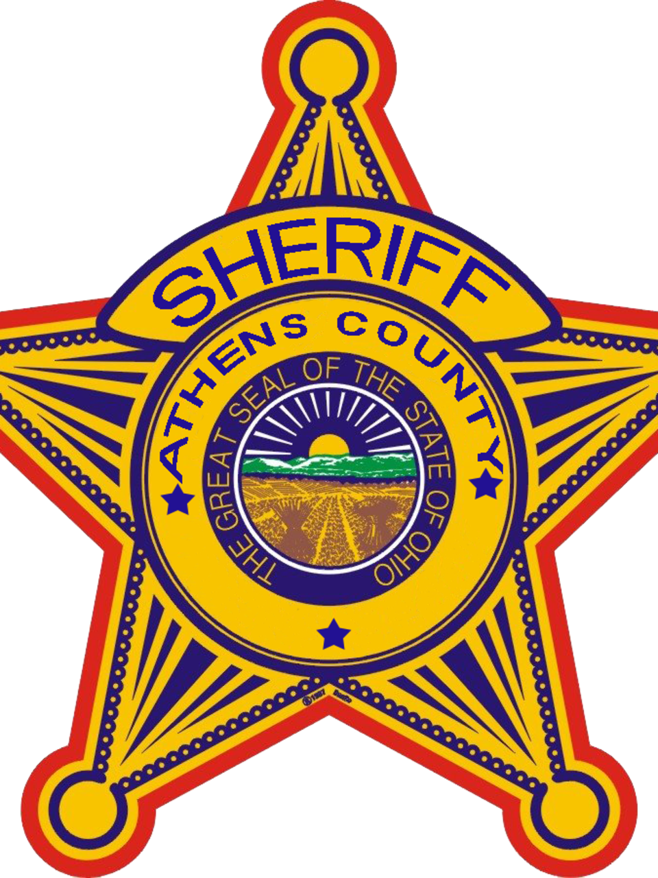 Athens County Sheriff Badge PNG image