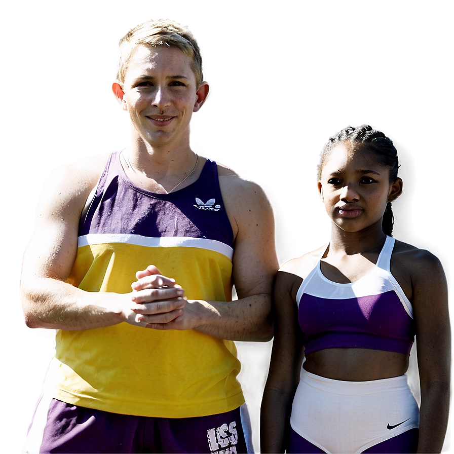 Athletes Standing Together Png 06122024 PNG image