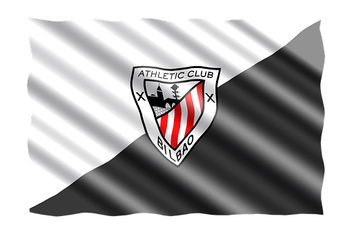 Athletic Bilbao Flag Illustration PNG image