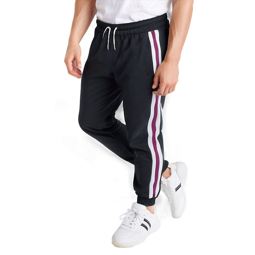 Athletic Black Sweatpants Png Pkm PNG image